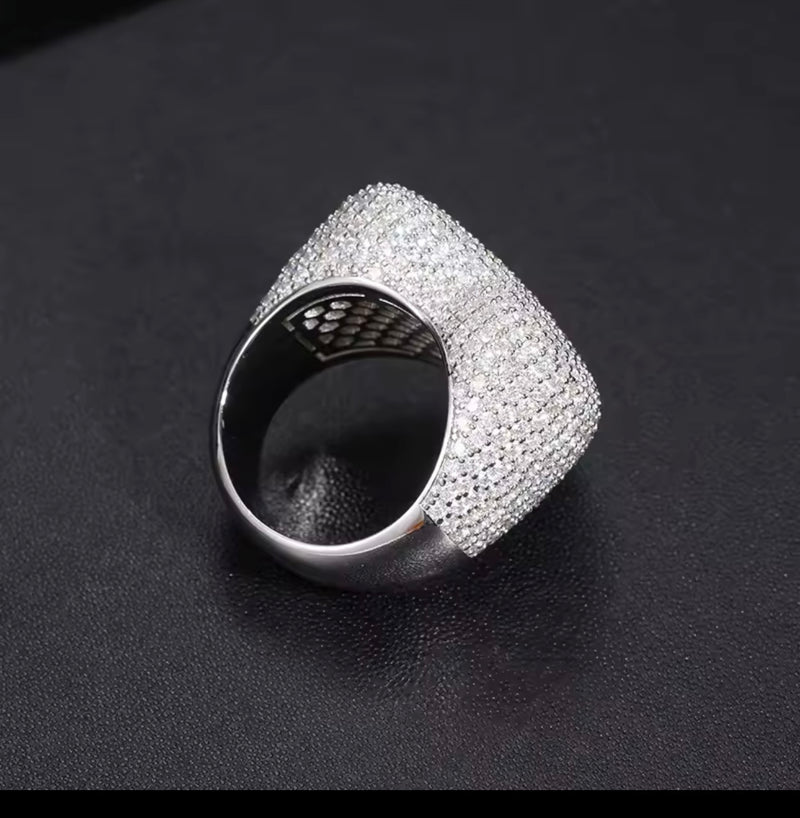 Moisanite Heart Ring