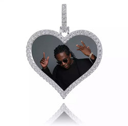 Heart Custom Picture Chain