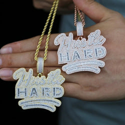 Hustle Hard Pendant & Chain