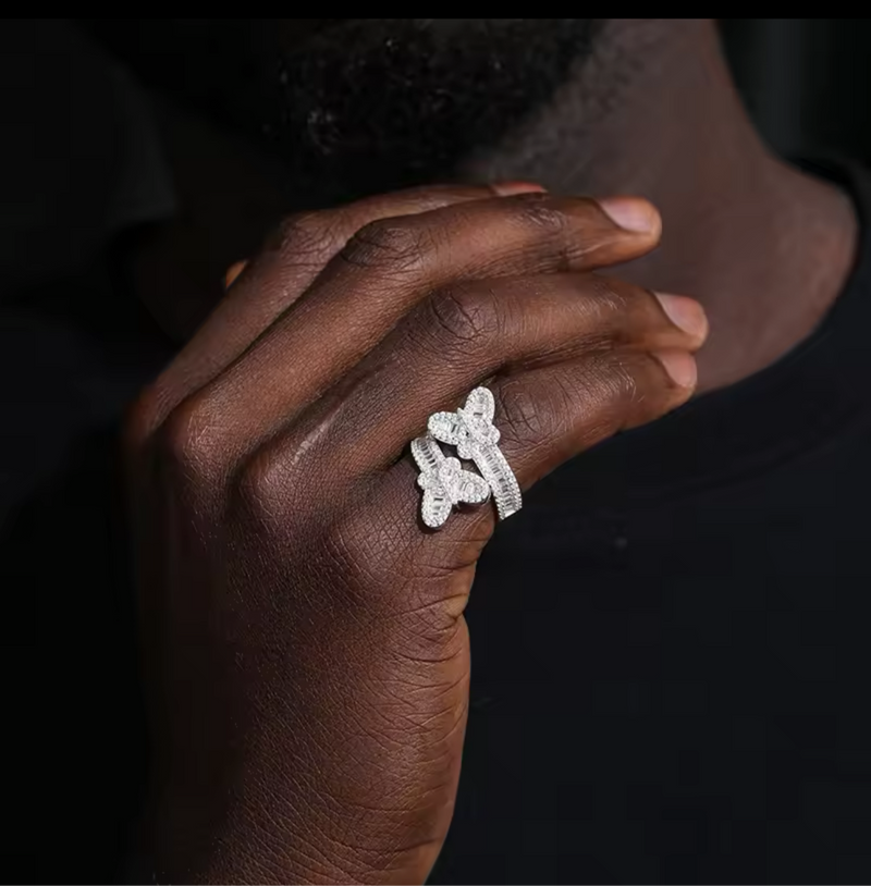 Moisanite Butterfly Ring