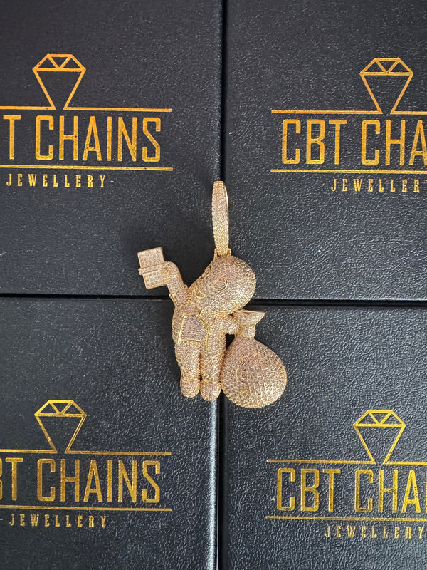 Money Man Pendant & Chain