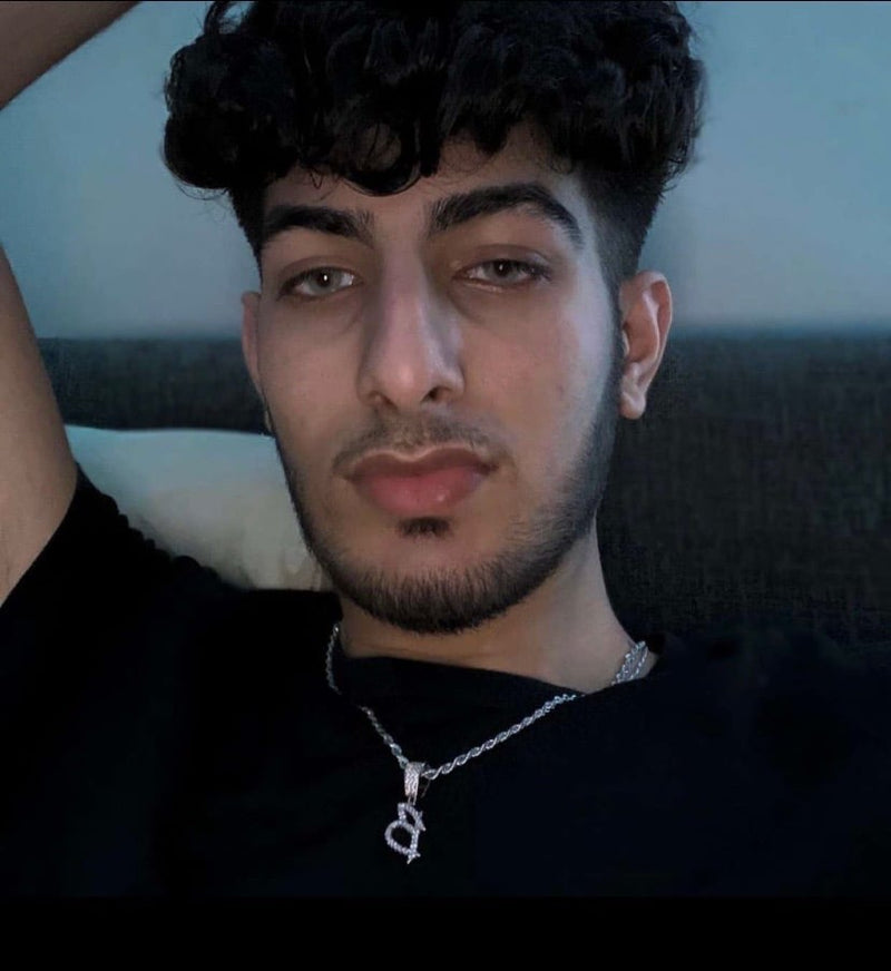 Inital Chains (Single Letters) - Silver