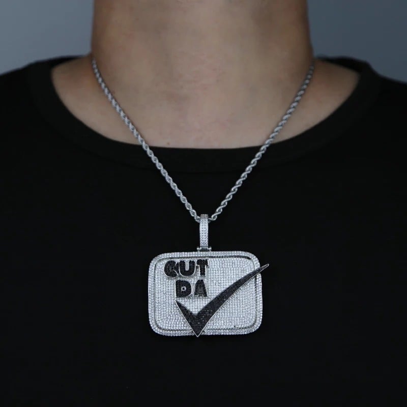 Cut Da Cheque Pendant & Chain