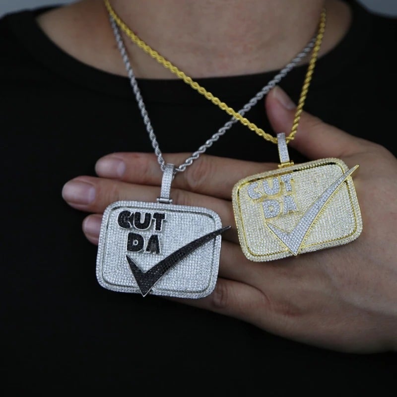 Cut Da Cheque Pendant & Chain