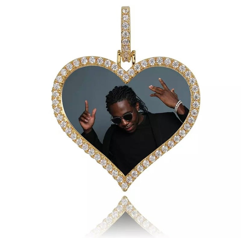 Heart Custom Picture Chain