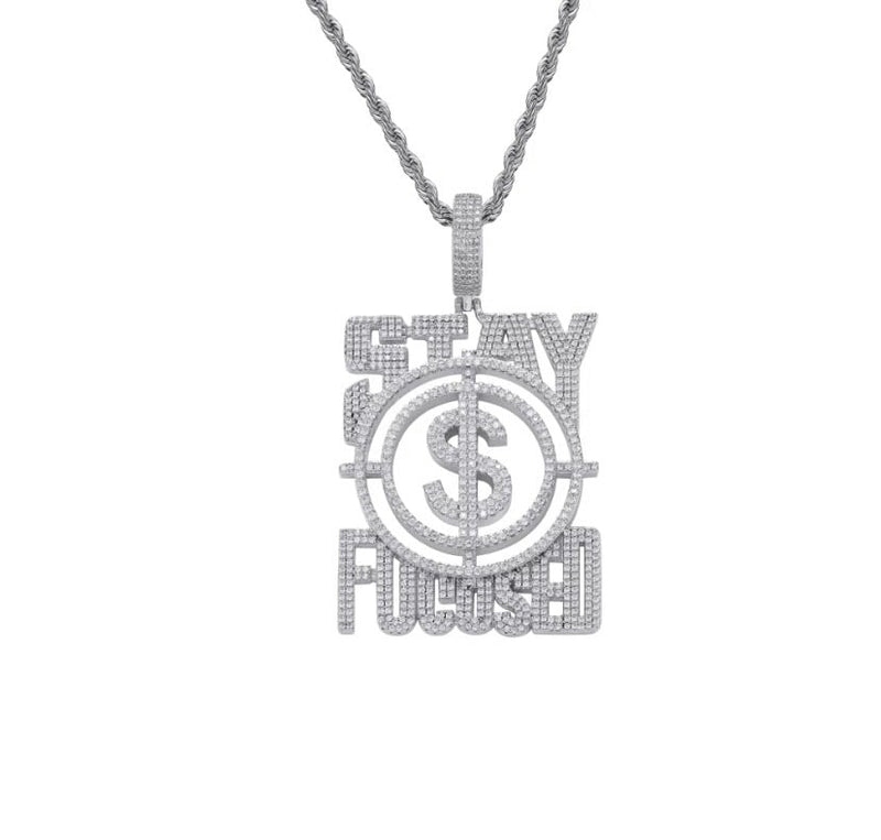 Stay Focused Pendant & Chain